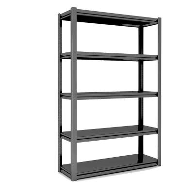 China Corrosion Protection 5 Levels Durable Desktop Dimensions Riveted Steel Shelves With Band for sale