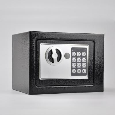 China Digital Safe Box Household Mini Steel Safes Money Bank Small Safety Box Keep Cash Jewelry Or Documents Securely With Head H170mm*W230mm*D170mm for sale