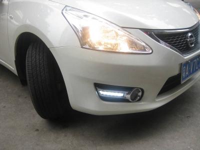 China Nissan TIIDA LED DRL Lights High Brightness , Plastic and Chrome for sale