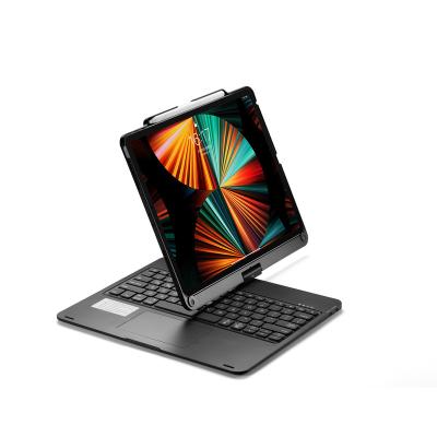 China Flip Touchpad Wireless Keyboard Plastic Case For iPad Pro 12.9 Function Keyboard Backlight for sale