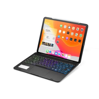 China Newest SCISSORS 2022 Wireless Smart Keyboard Case For Ipad 12.9 With Backlight Touchpad for sale