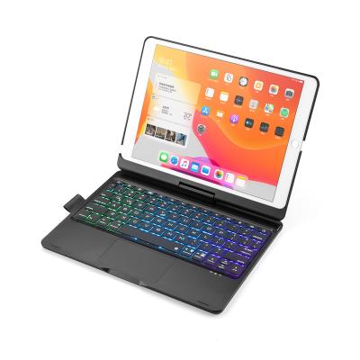 China Plastic Plastic Spin Keyboard Case With Ipad Pro 10.2&10.5 Inch Touchpad for sale