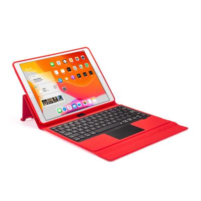 China Wireless For 7th Case 2019, 7 Generation New iPad 10.2 Slim Leather Keyboard Folio Trackpad Keyboard Folio Backlit Colors Smart Cover for sale