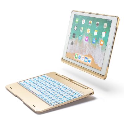 China For Ipad 9.7 Slot Type Wireless Folding BT Factory Price Slot Tablet Keyboard Cover Design New Portable Keyboard, Mini Foldable RGB Wireless Keyboard Case For ipad 9.7 for sale