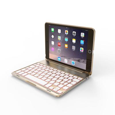 China Slim 7.9 Inch With Colorful Backlight Aluminum Alloy Keyboard For iPad Mini 1/2/3 for sale