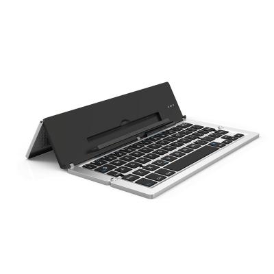 China For Tablet Wireless Folding Keyboard with Aluminum Alloy for IOS Windows Android and Portable Pocket Tablets for sale