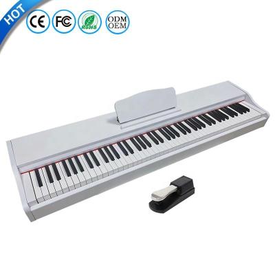 China Digital Musical Instruments Piano Keyboard Electric Piano 88 Key Portable Piano Keyboard for sale