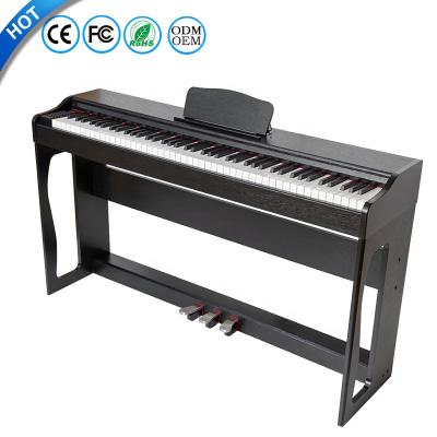 China Digital Musical Instruments Piano Electronic Wooden Piano Keyboard Hammer for sale