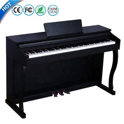 China Digital Midi Keyboard Smart Piano 88 Keyboard Piano 88 Key Weighted Key Electronic for sale