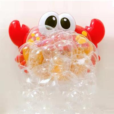 China (Not Included) Hot Selling Funny Baby Bath Toy Plastic Bubble Bath Toy Funny Infant Crab With Music for sale