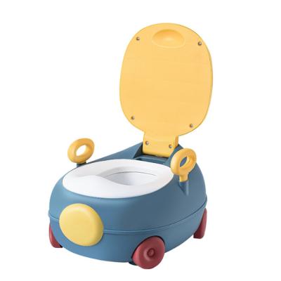 China Toliet Trainer Home Use Real Feeling Baby Potty Small Forming Toilet Plastic Potty Baby Travel Portable Baby Car Toilet for sale