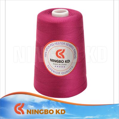 China Low Shrinkage 100% Polyester Spun Sewing Thread 40/2 5000m for sale