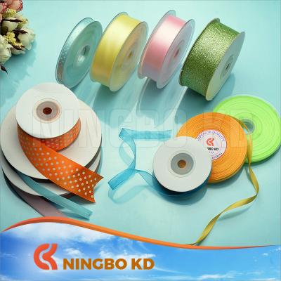 China Wholesale decorative polyester single/double face satin solid ribbon single/double face/grosgrain ribbon in roll for Amazon for sale