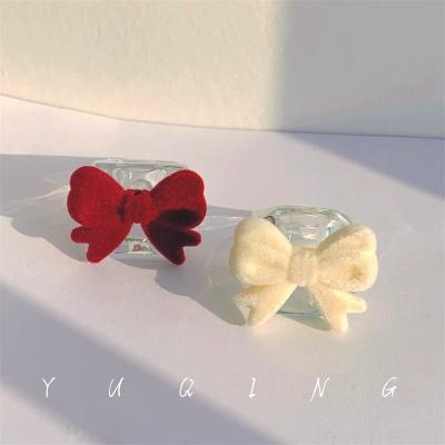 China BOHEMIA Ring Female Minority Design Candy Color Flower Insti Tide Acrylic Ring Cold Wind Fashion Personality Ring for sale