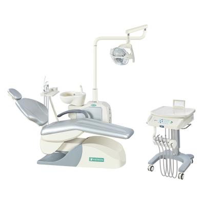 China PROFESSIONAL DENTAL Fashion Mobile Ce Approved Integral Portable Dental Dental Chair LED Light Unit Price Electricity 24V DC Chinese Class II for sale