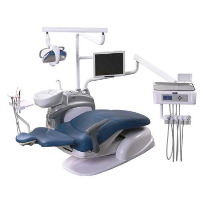 China KEGON Acrylic CE ISO Approved Medial Unit Dental Chair Equipment With Curing Light for sale