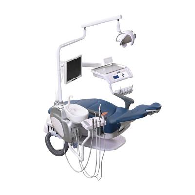 China Foshan KEGON Acrylic CE and ISO Approved Dental Chair Price/Electric Leather Dental Equipment Chair /dental Dentist Unit 3 years 2 years for sale