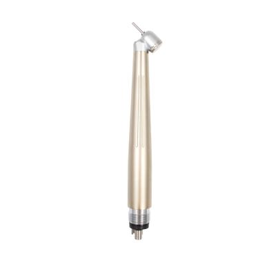 China Hospital Kegon Dental Ce Approved Dental Handpiece 45 Degree Metal Silver Turbine Triple Handpiece High Speed ​​Water Jet 2 Holes/4 Holes CE ISO for sale