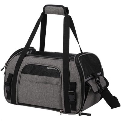 China Breathable Soft Sided Pet Carrier for sale