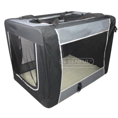 China Sustainable Folding Fabric Dog Crate Dog Crate for sale