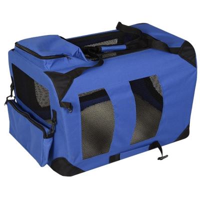 China Indoor And Outdoor Soft Collapsible Dog Carrier Puppy Crate Soft Pet Sustainable Use Crate for sale