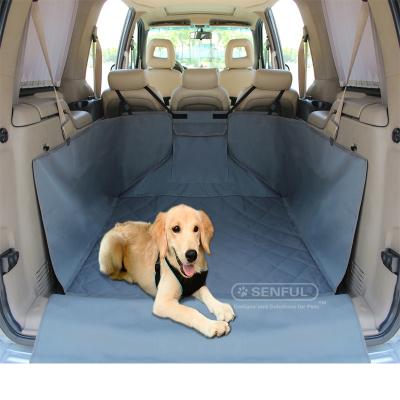 China Travel pet cargo cover liner for SUV, waterproof dog cargo liner cover for SUVs for sale