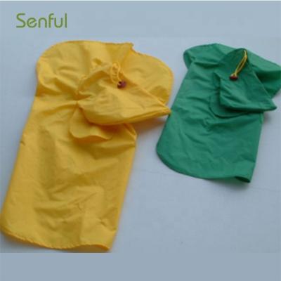 China Sustainable Dog Pet Clothes Raincoat Dog Pet Clothing for sale