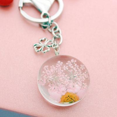 China Real Crystal Dried Flower Bracelet Pendant for sale