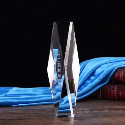 China Simple Crystal Europe Trophy Style Can Be Laser Free Engraving Gift Box for sale