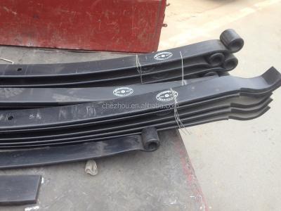 China Suspension System Steel Parabolic Leaf Spring , Trailer Plate Springs for sale