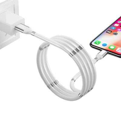 China Fashionalbe 2021 New Product USB 5V3A Data Cable Fast Charging Magnetic Line For Android Data Cable Absorption Magnetic Storage 1M for sale