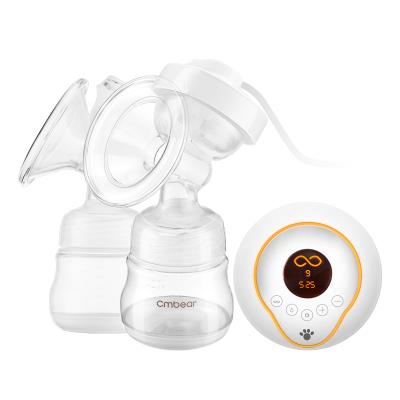 China BPA Free Double Breast Shield Comfortable Silicone Electric Breast Milk Suction Pump for sale