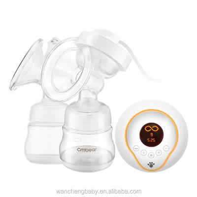 China BPA Free Double Electronic Breast Pump With LCD Display BPA Free for sale