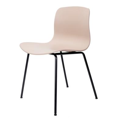 China Other factory direct supply plastic chair with metal frame for sale