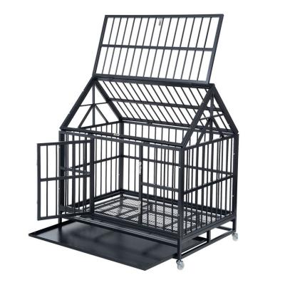 China Large Dog Cage Breathable Stainless Steel Dog Crate Heavy Duty Outdoor Kennel Kennel for sale