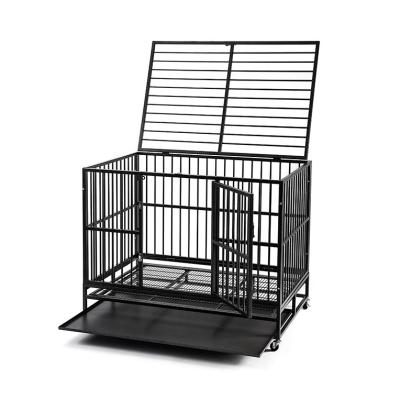 China Breathable Steel Iron Steel Luxury Villa Dog Kennel Modular Dog Crate Pet Crates for sale