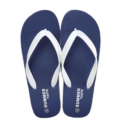 China Outdoor Causal Sandals Logo Flat Slides Thong Slippers Custom Made Comfortable Fashion Trend Beach Water Flip Flops for sale