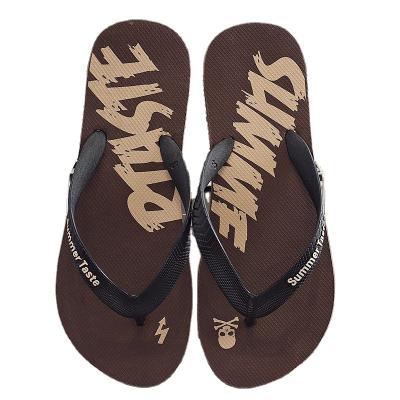 China Flip Flops Thong Slippers Summer Beach Fashion Trend Classic Men Slippery Light Weight Indoor Outdoor Custom Style Printed Anti Slippers for sale