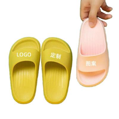 China Light Custom Logo Kids Outdoor Slides Slippers for Kids Boys and Girls Kids Bedroom Slippers for sale