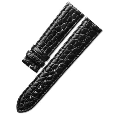 China Wholesales Alligator Leather Watch Band Crocodile Watch Strap Size 13mm 18mm Cheap LG Leather Watchbands 20mm for sale