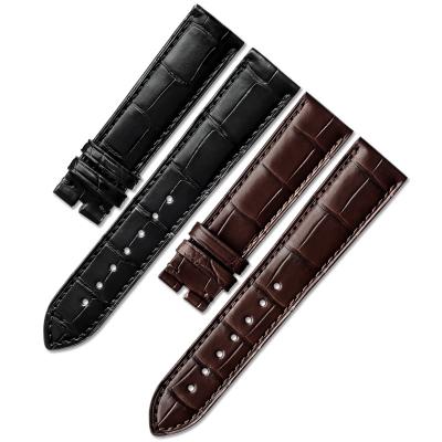 China Hot Sales Stylish Fashionable High Quality Luxury Breathable OH Alligator Watch Band MY GOD Watch Alligator Leather Watch Straps for sale