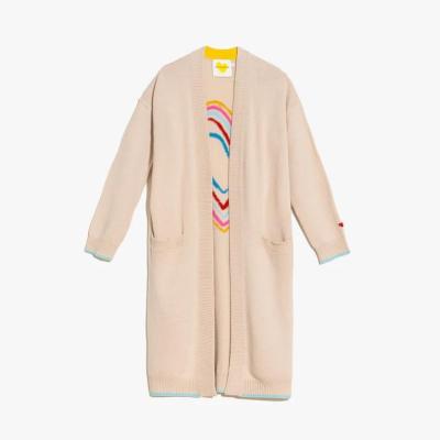 China Raegan Cardi Stripe Oatmilk Breathable WS for sale