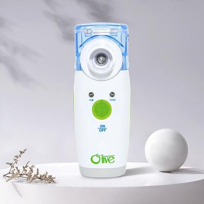 China For Factory Hot Sales Home Use Small Portable Handheld Olive Nebulizer Machine Medical Baby Inhaler Mobile Mesh Nebulizer for sale