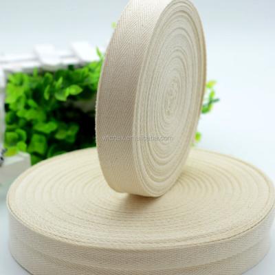 China 2 cm Herringbone Ribbon Wholesale 100% Viable Cotton Ribbon Strips for sale