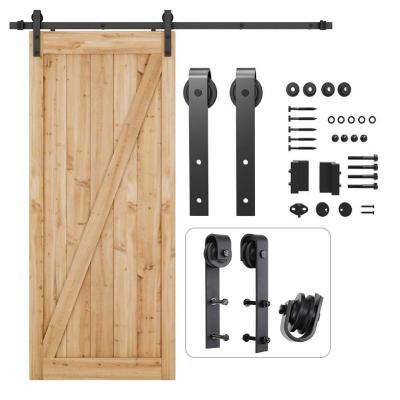 China Decoration For House Barn Door Hardware Acrylic Sliding Soundproof Interior Sliding Barn Doors for sale