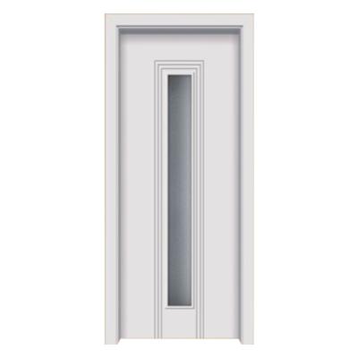 China Lyroe Modern Design Waterproof White Middle Cavity Frosted Bathroom Glass Door for sale