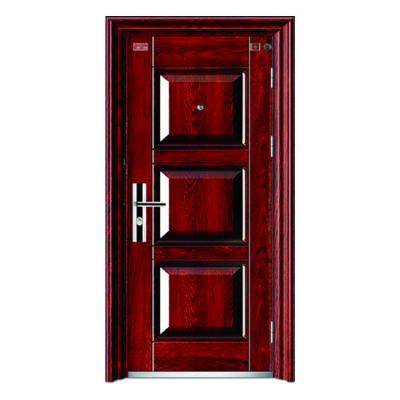 China Anti Theft Steel Red Fire Retardant Fire Door Internal Security Doors Interior Panel Doors for sale