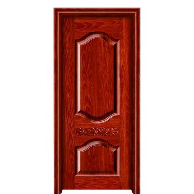 China Hot Selling American Classic Traditional Wooden Bedroom Door White Oak Windproof Wooden Door House Door for sale