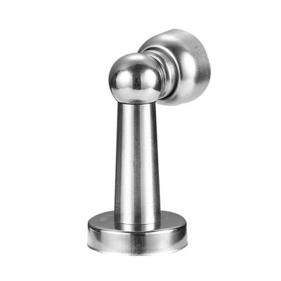 China Balcony Bedroom Kitchen Stainless Steel Magnetic Punch Design Industrial Sliding Free Stopper for sale