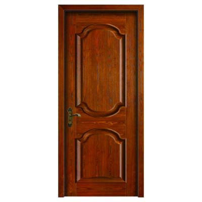 China Classic Exterior Modern Home Living Room Guest Room Hotel Residence Interior Decoration Style Interior Wooden Door with Clear Texture for sale